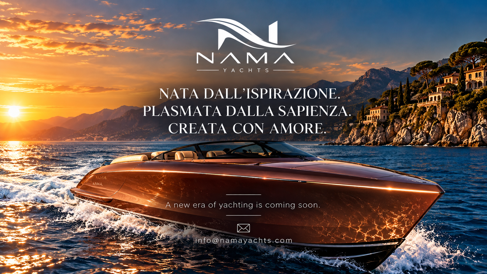 NAMA YACHTS — A new era of yachting is coming soon